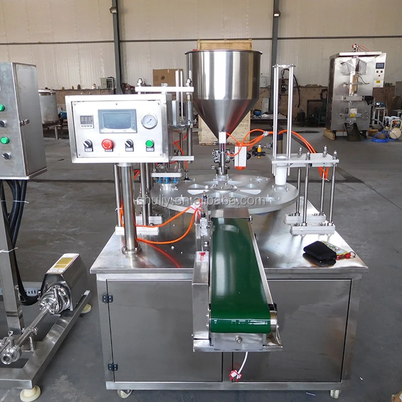 Yogurt Cup Filling And Sealing Machine