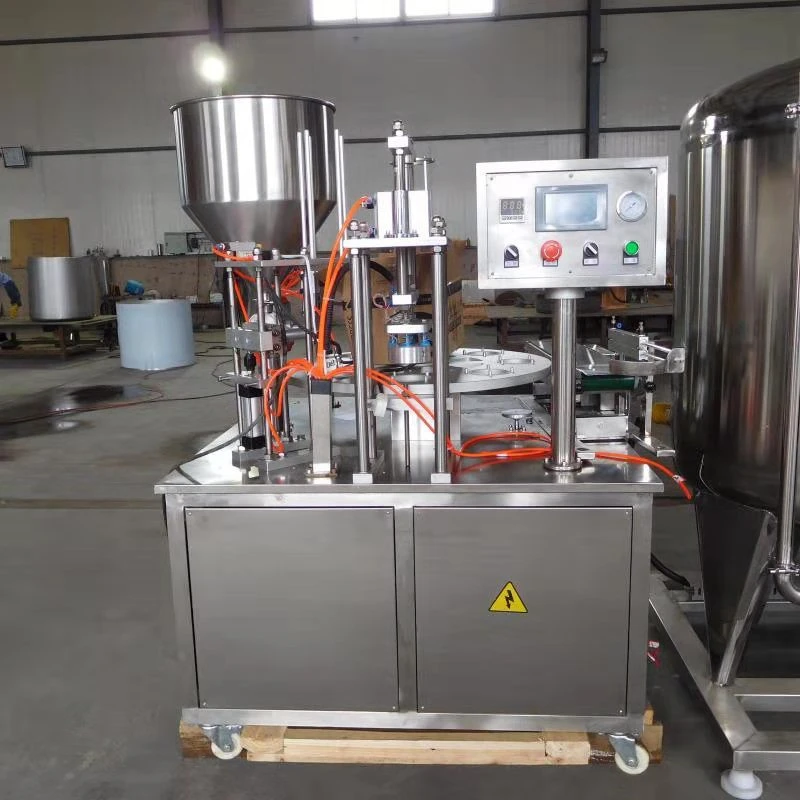 Yogurt Cup Filling And Sealing Machine